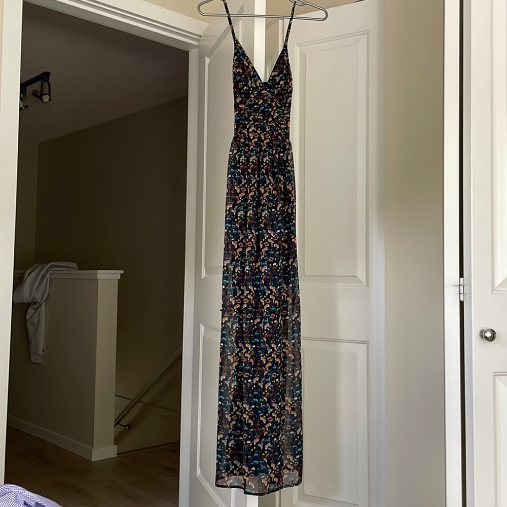 Floral maxi dress good wedding guest dress